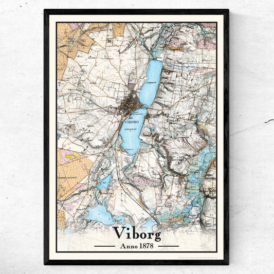 Viborg Plakat 50x70 cm