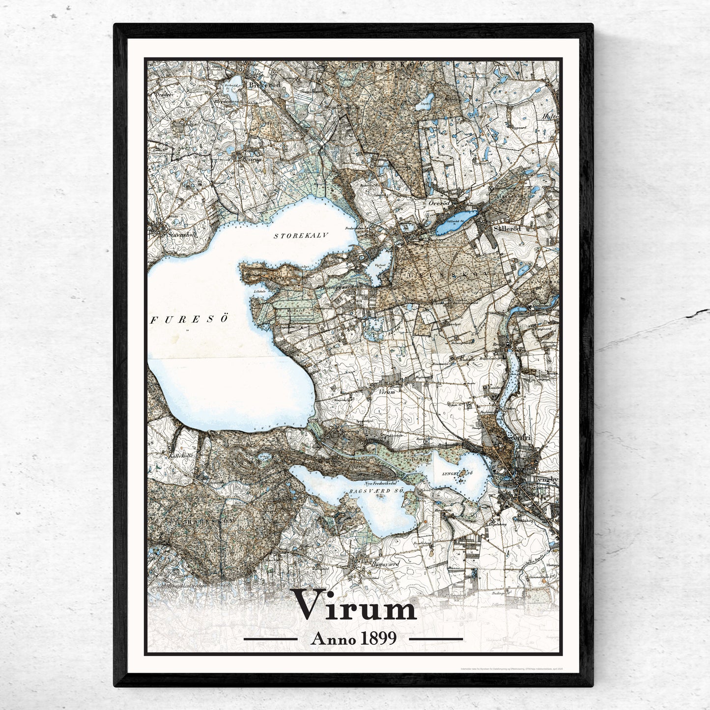 Virum Plakat 50x70 cm