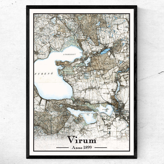 Virum Plakat 50x70 cm