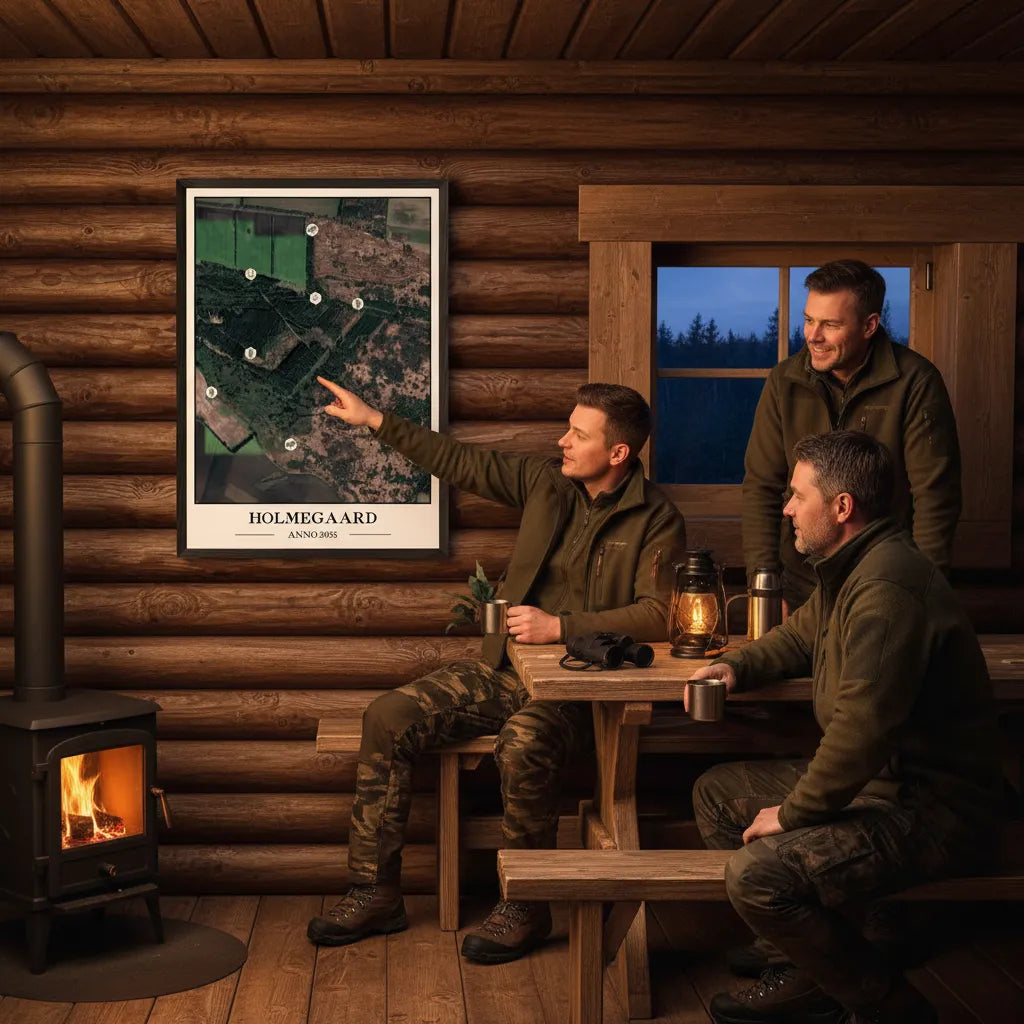 Personligt Revirkort 70x100 cm - Design selv